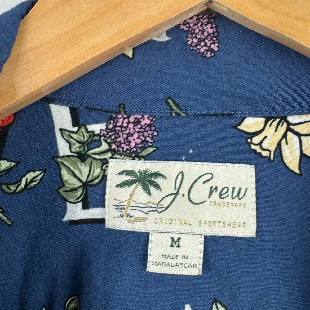 J.Crew‎ Men Hawaiian Floral Shirt Size Medium